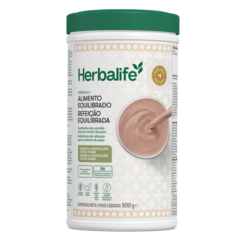 Fórmula 1 Alimento Equilibrado Chocolate Estilo Dubái 500 g
